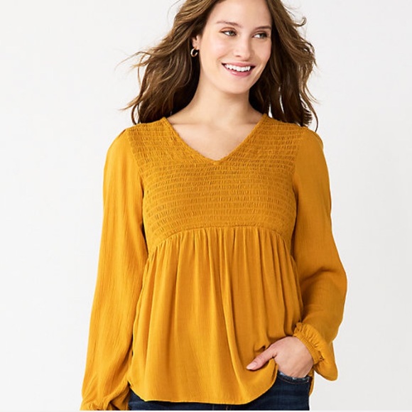 Sonoma Tops - 🌼🌼 Smocked Peasant Top 🌼🌼